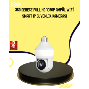 1080P Image Quality Wi-Fi Bulb Type Security Camera