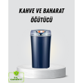 Coffee and Spice Grinder Durable Steel with Automatic Mechanism