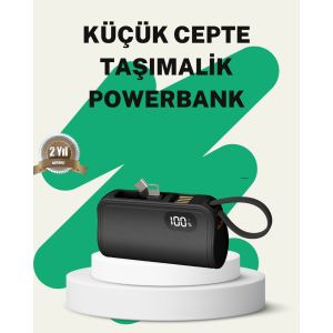 2000mAh Mini Powerbank PD 20W with Internal Connector