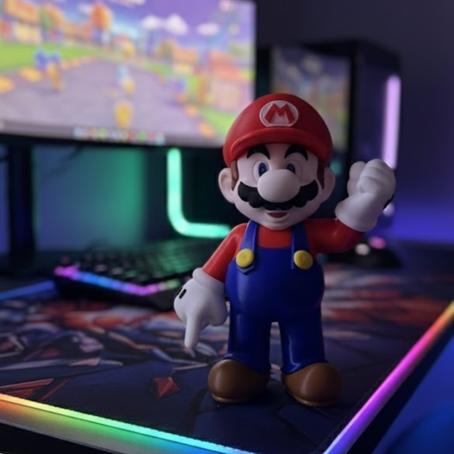 Super Mario Collectible Decorative Figurine Game Character Figure