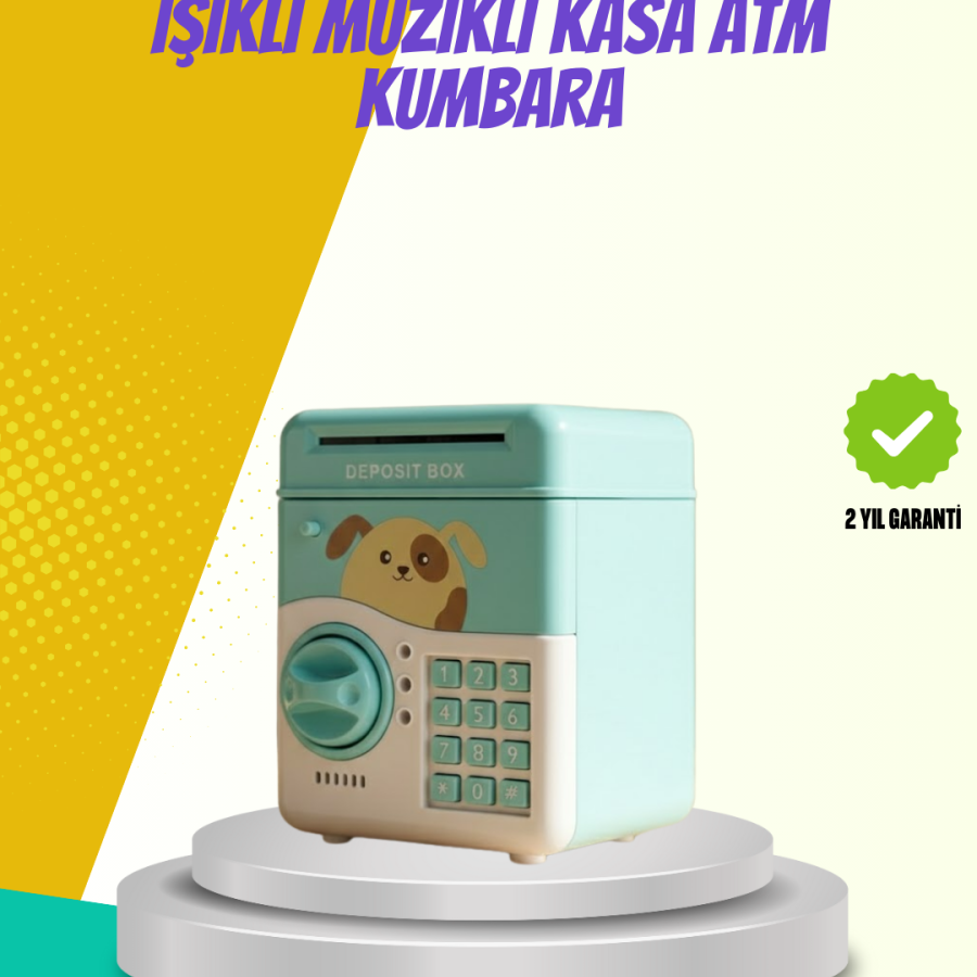 ATM Appearance Water Green Automatic Money Withdrawing Password Piggy Bank