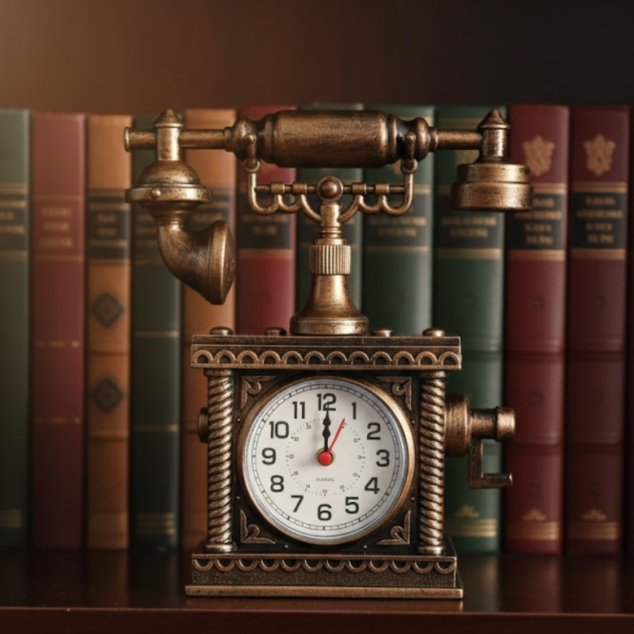 Decorative Modern Alarm Clock Easy Installation and Practical Use