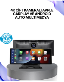 Wireless CarPlay Multimedia 10.26” Touch Screen Compatible with Renault Megane, Clio, Symbol, Captur, Toyota Corolla, Yaris, C-HR, Ford Focus, Fiesta...