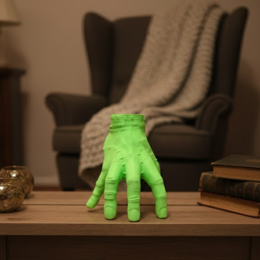 3D Decorative Green Hand Object 27x22 cm Artistic and Ambitious Accessory