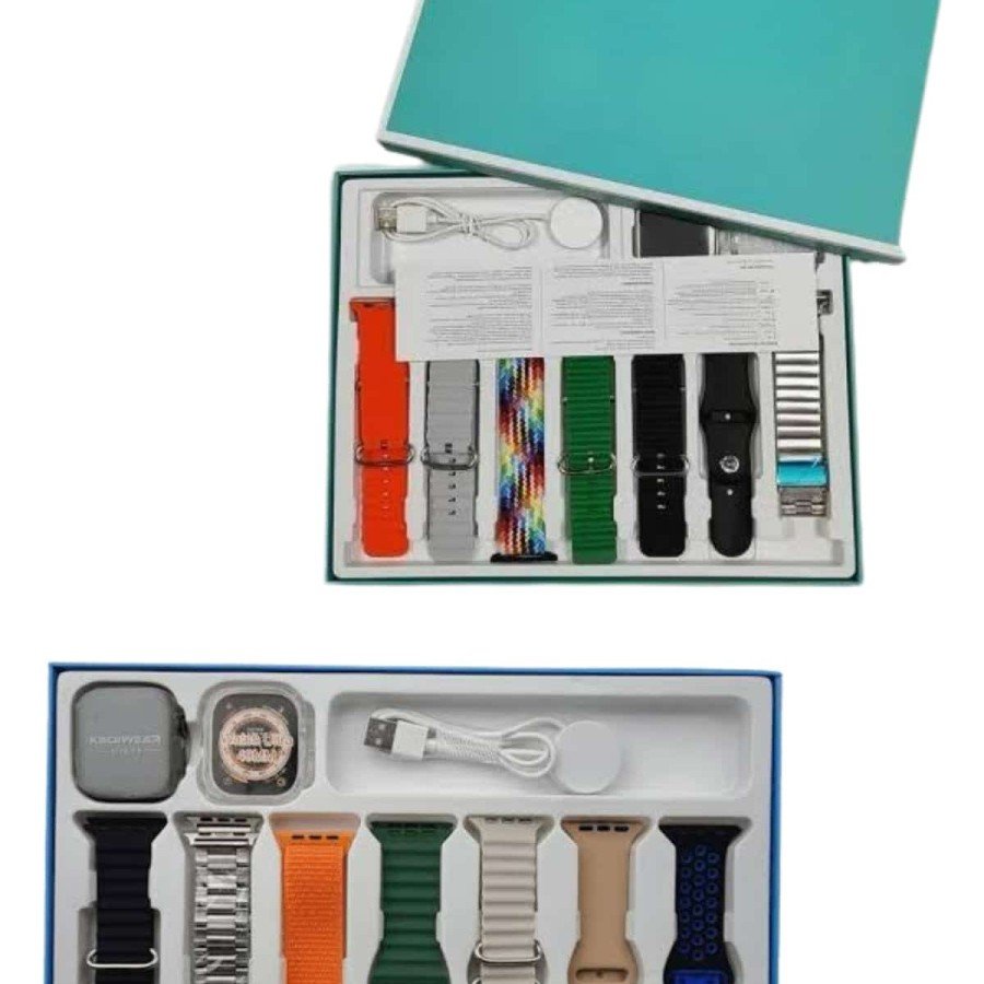 Unisex Smart Watch with 7 Bands Multiple Band Options Amoled Screen Unisex Smart Watch with 7 Bands Multiple Band Options Amoled Screen