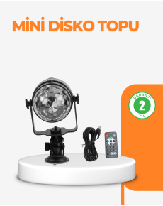 3 Colors 7 Modes Rotating Disco Ball Light