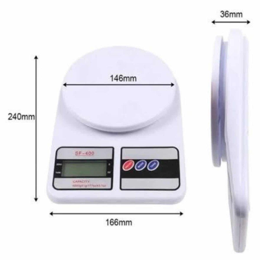 Kitchen Scale Precision Scale with Digital Display 10 Kg Capacity