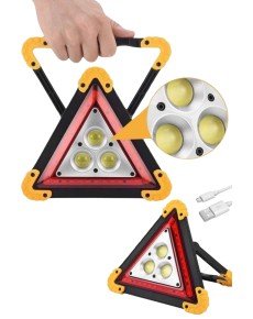 Reflector Solar Powered Portable Emergency Safety Light Car Emergency Warning Light