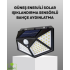 100 LED Solar Lamp Motion Sensing Garden Wall Outdoor Lighting