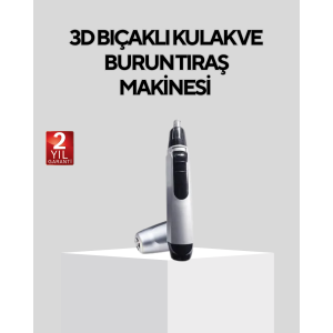 Nose Ear and Eyebrow Shaver 3D Sharp Blade Battery Operated