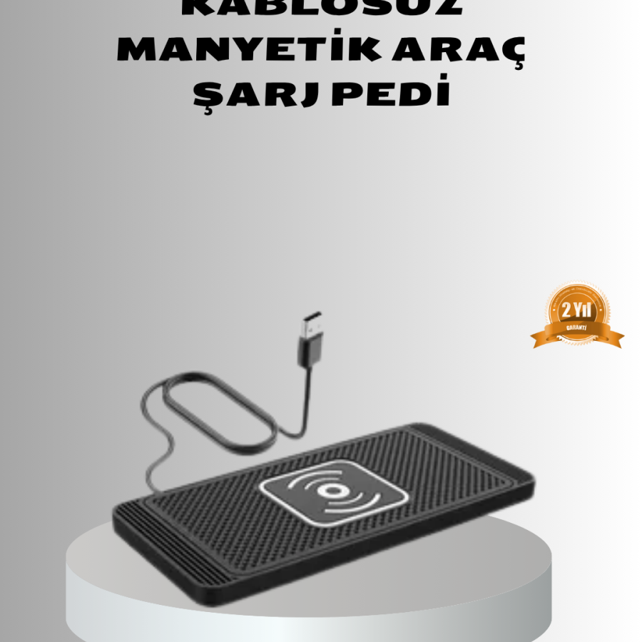 Magnetic Charging Pad 7.5W 10W 15W Fast Charging With Anti-Slip Base