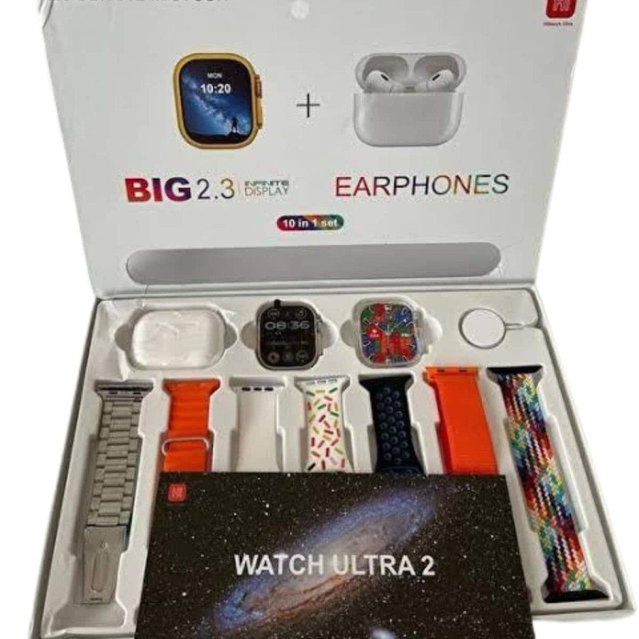9 Ultra Smart Watch 49mm 2inch Screen 7 with Band and Bluetooth Headset