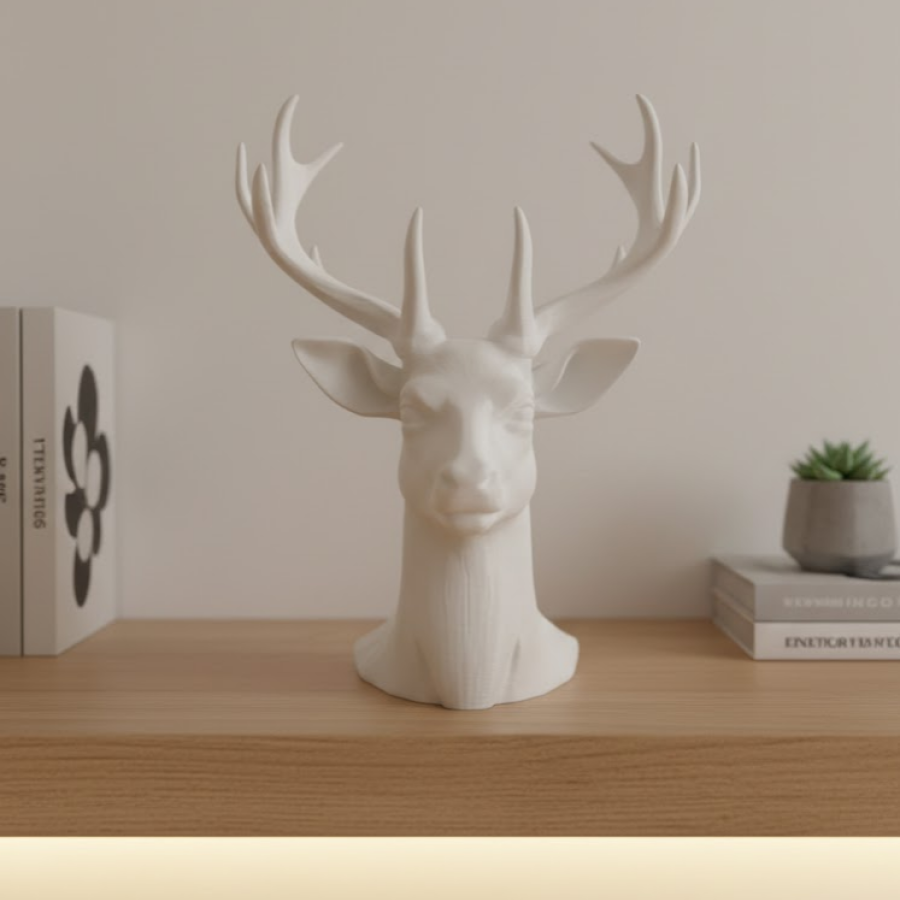 BIBLE DEER WHITE