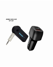 In-Car Bluetooth Music Kit + Type-C PD Car Charger Set