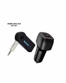 In-Car Bluetooth Music Kit + Type-C PD Car Charger Set