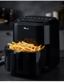 1360W Powerful 4 Liter Capacity Touch Glass Chamber Airfryer