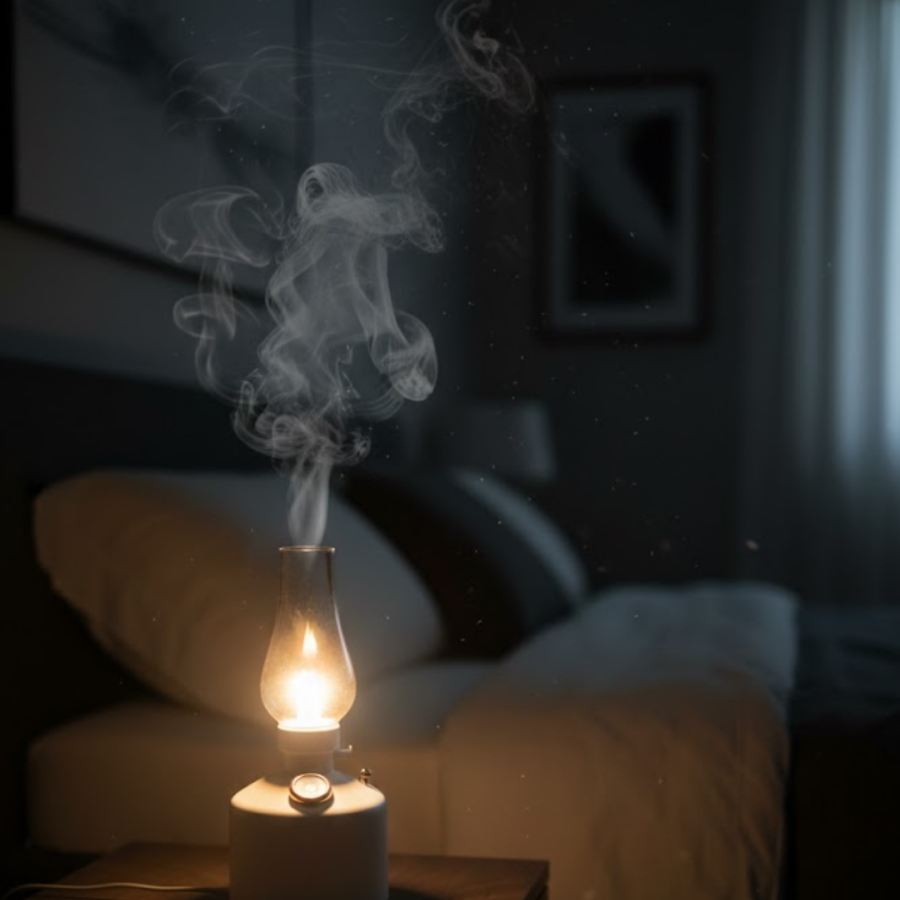 280 ml Retro Design USB Humidifier Aroma Diffuser with LED Light