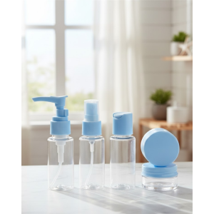 30 ml 5-Piece Travel Size Cosmetic Organizer Set