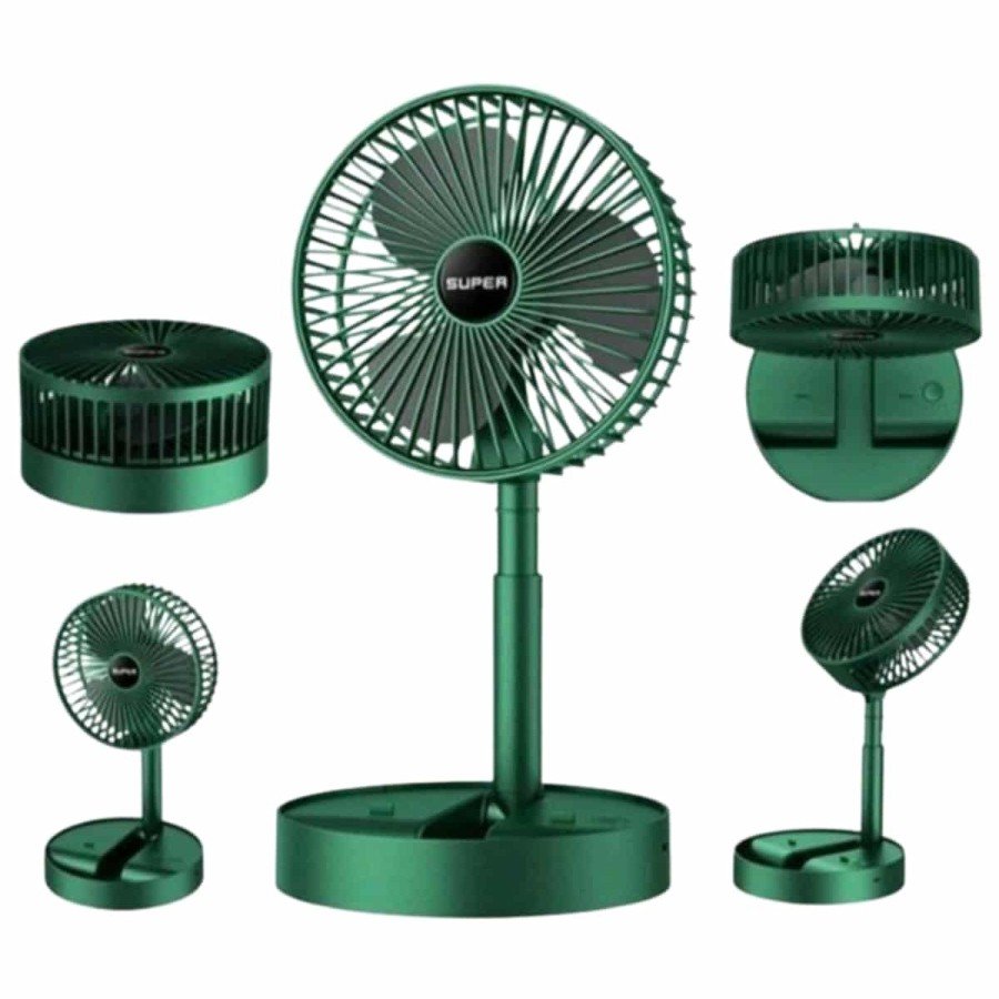Foldable Usb Rechargeable Desktop Cooler Mini Fan Phone Holder