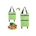 Foldable Wheeled Market Market Arcade Trolley Grocery Shopping Bag