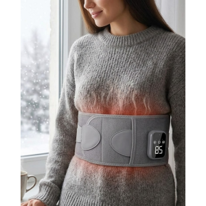 3 Stage Heated and Vibrating Waist Support Belt Ergonomic Design