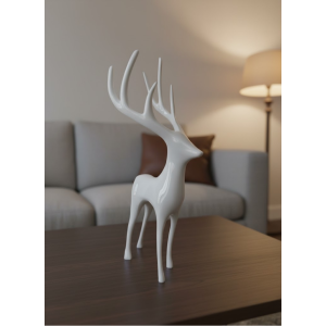 DEER FIGURE WHITE