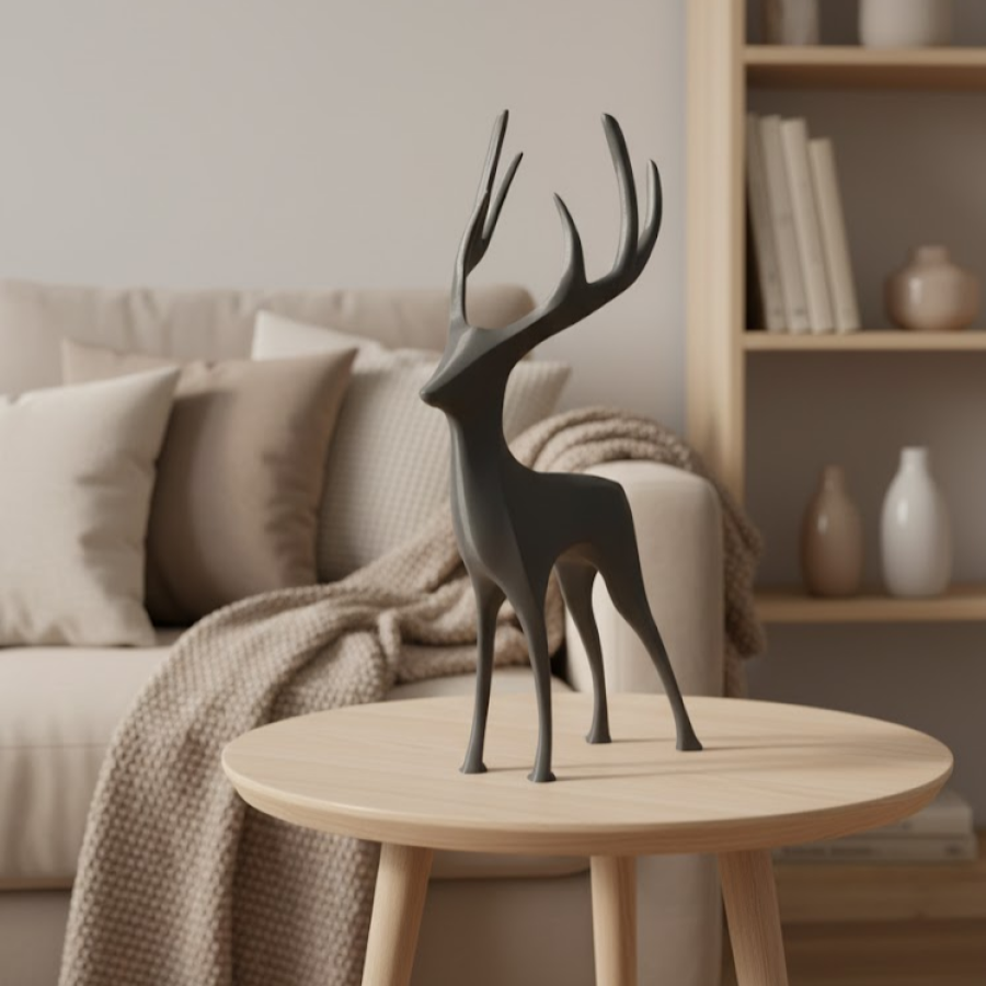 DEER FIGURE GRAY