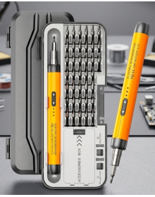 Type C Cordless Mini Electric Screwdriver 38 Bits Magnetic Repair Kit