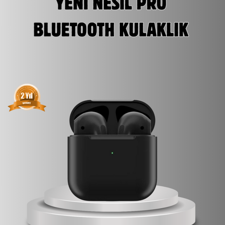 Tws Pro 5 3D HD Sound Bluetooth Headset – Wireless, Ergonomic, Charging Box, Noise Canceling