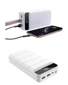 Powerbank 50.000 Mah Portable 4 Port Fast Powerbank with Digital Display Powerbank 50.000 Mah Portable 4 Port Fast Powerbank with Digital Display