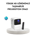 Portable Smart 1080P Projector – 64GB Memory, 2GB RAM, Full HD Display, Remote Control