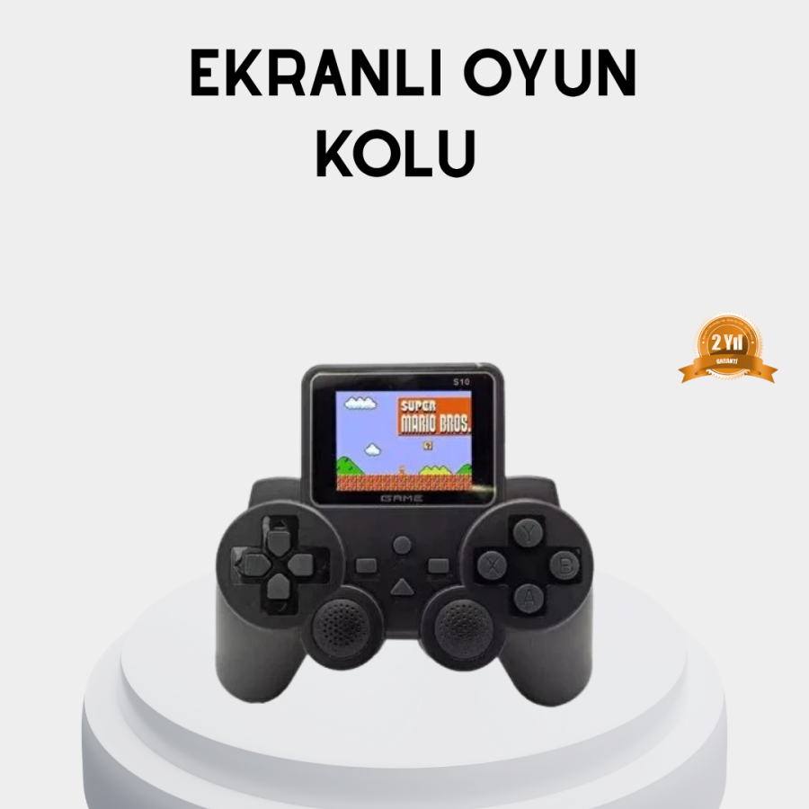 Atari S10 Retro Game Console – 520 Nostalgic Games, TV Connected, Rechargeable and Portable
