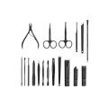 17 Piece Manicure Set Hand and Foot Care File Tweezers Nail Cleaning 17 Piece Manicure Set Hand and Foot Care File Tweezers Nail Cleaning