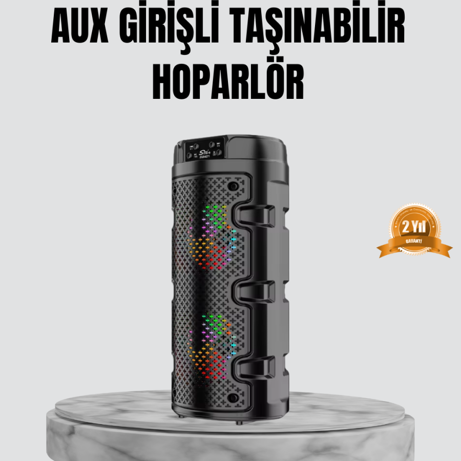 Portable Bluetooth Speaker Dual Driver Powerful Bass HD Sound Multiple Connection