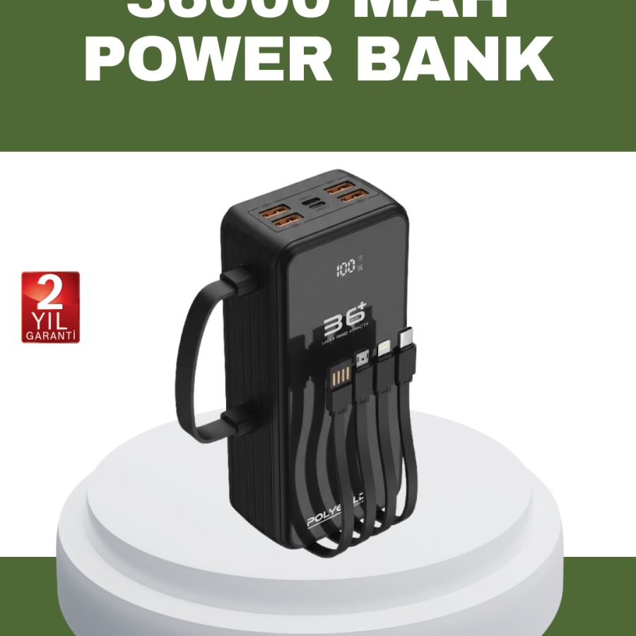 Fast Charging Supported Powerbank Compatible with All Devices