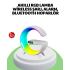 RGB Atmosphere Lamp with Bluetooth Speaker with Wireless Charging and Clock Features
