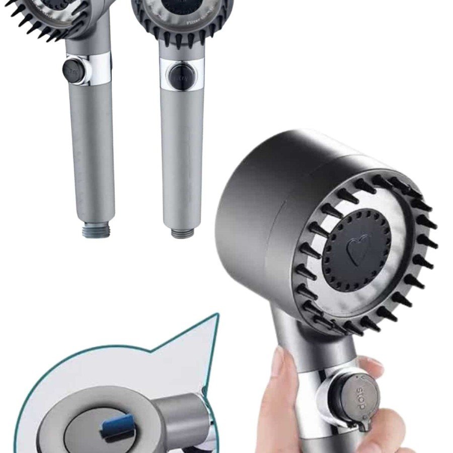 Shower Head Professional Massage Head 3 Modes New Generation Massage Tip Water Saving