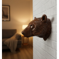 Decorative Bear Wall Statue Hanging Gift 25x19 cm