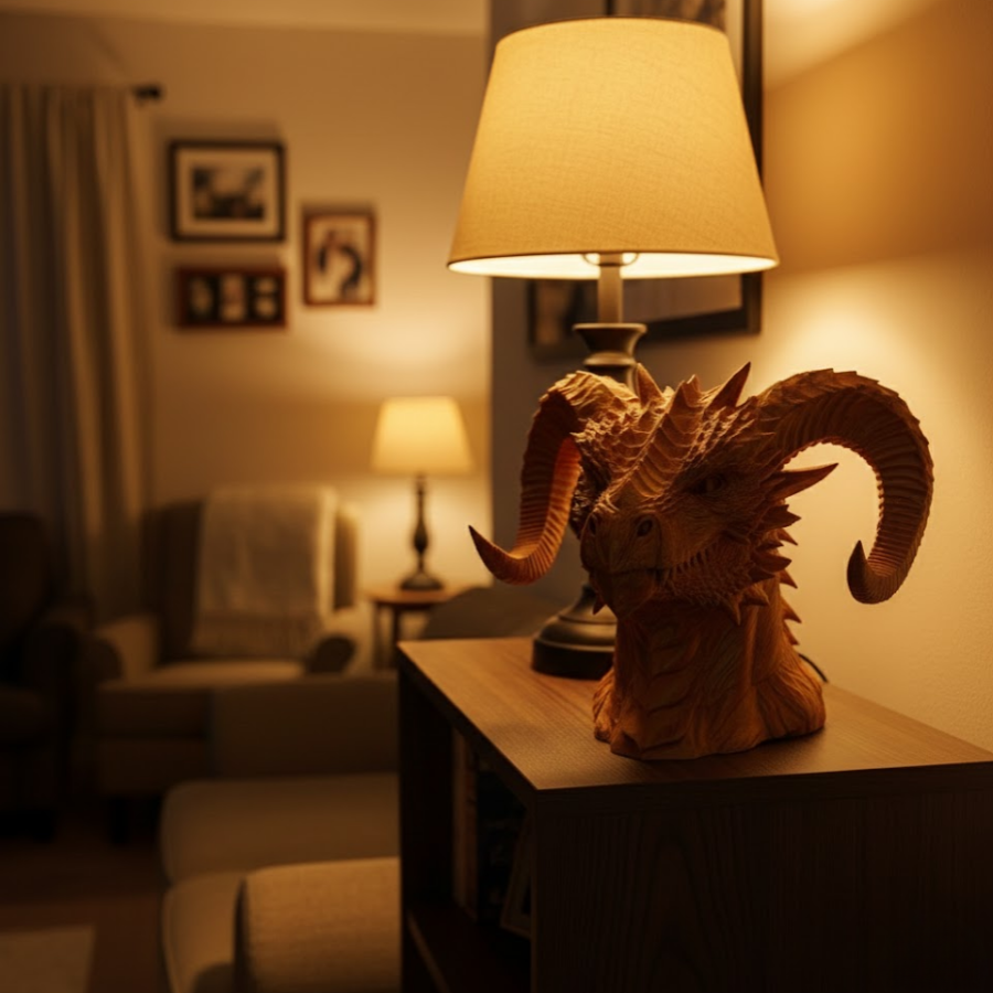 Mythological Gold Dragon Figurine Fantasy Collection Item