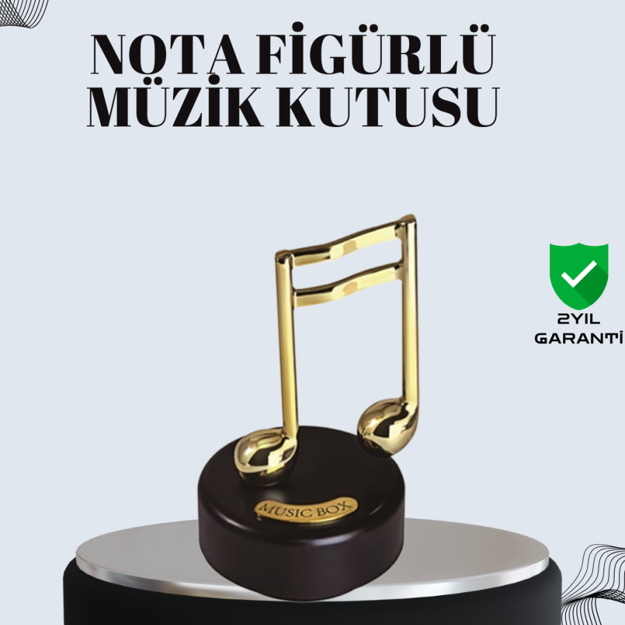 Note Figure Music Box Melodious Model