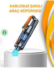 Compact Rechargeable Hand Vacuum Cleaner Dry and Liquid Cleaning with 5 Attachments
