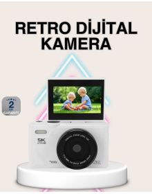 5K Digital Camera Autofocus WiFi Streaming and 18x Digital Zoom