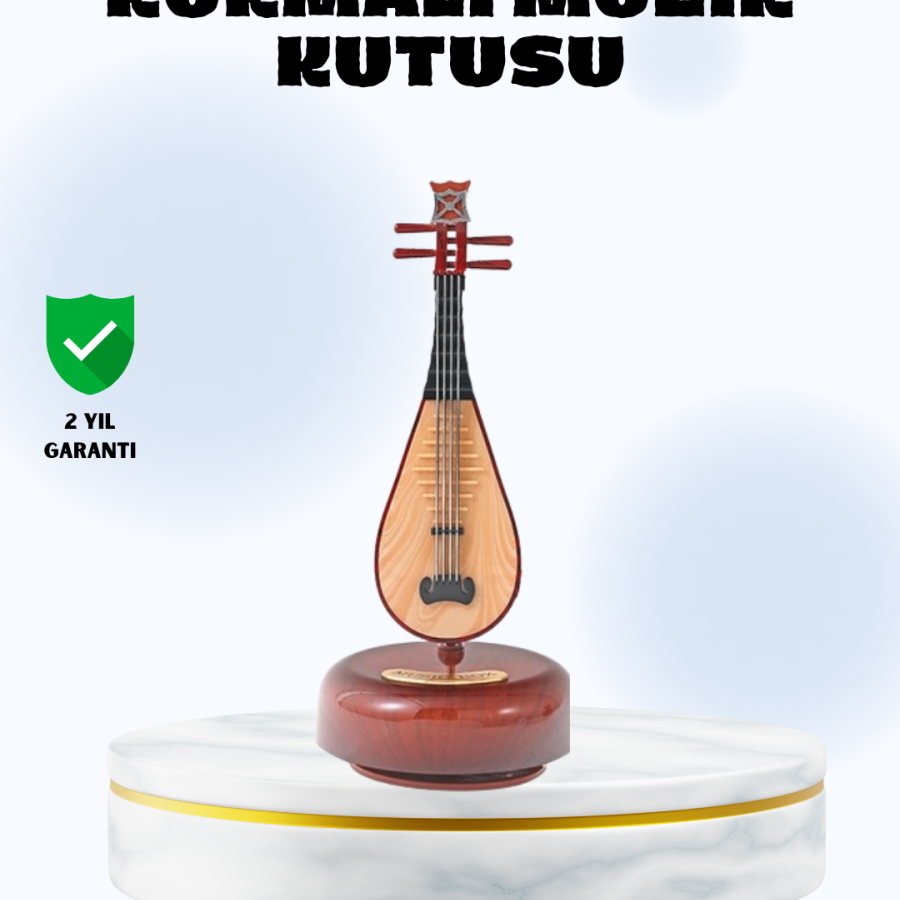 Instrument Shaped Music Box Lüt Design Melodious Music