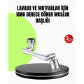 2 Modes 1080° Rotatable Faucet Head Flexible 3 Jointed Movable Design