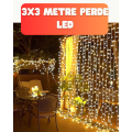 3x3 Meters Waterfall LED Curtain Light Indoor Outdoor Decoration