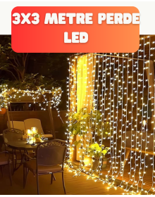 3x3 Meters Waterfall LED Curtain Light Indoor Outdoor Decoration