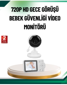 Audio and Video Baby Camera with Temperature Tracking