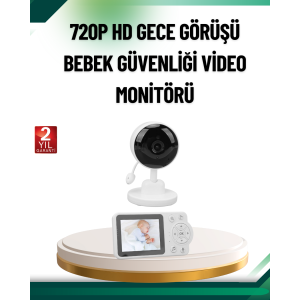 Audio and Video Baby Camera with Temperature Tracking