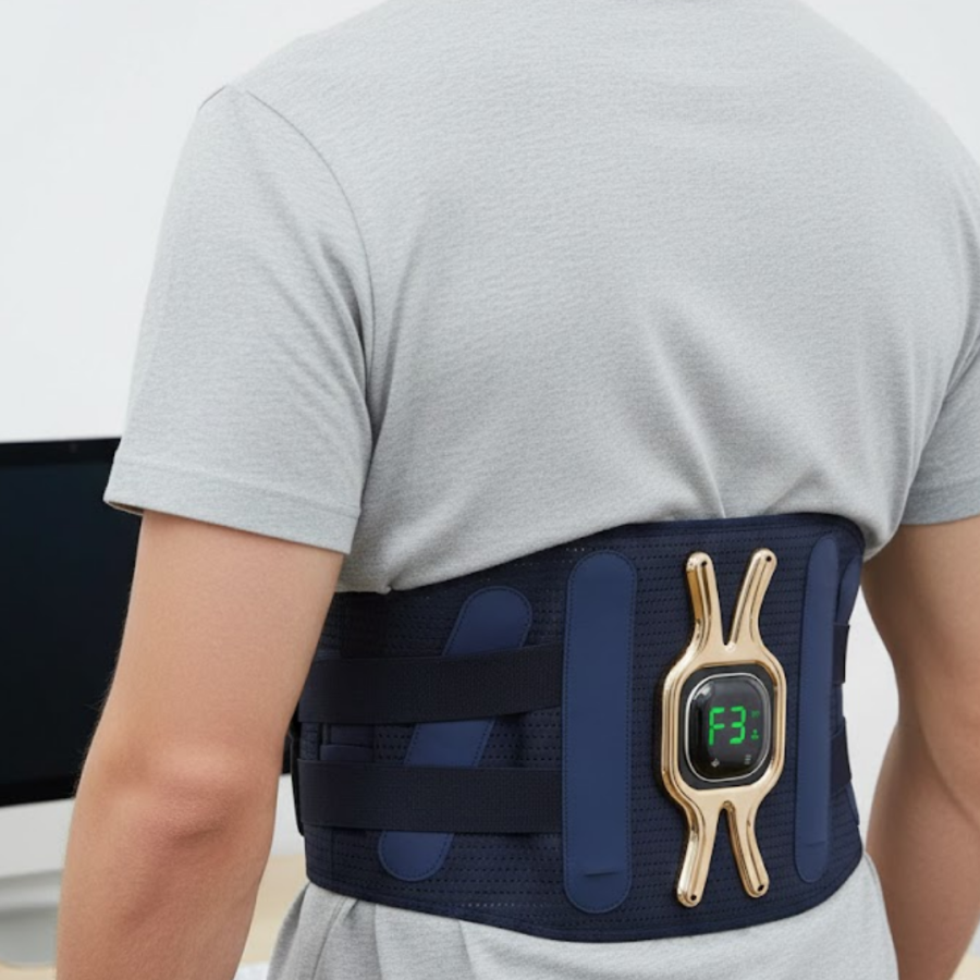 Multifunctional Massage Belt Heat and Vibration Supported