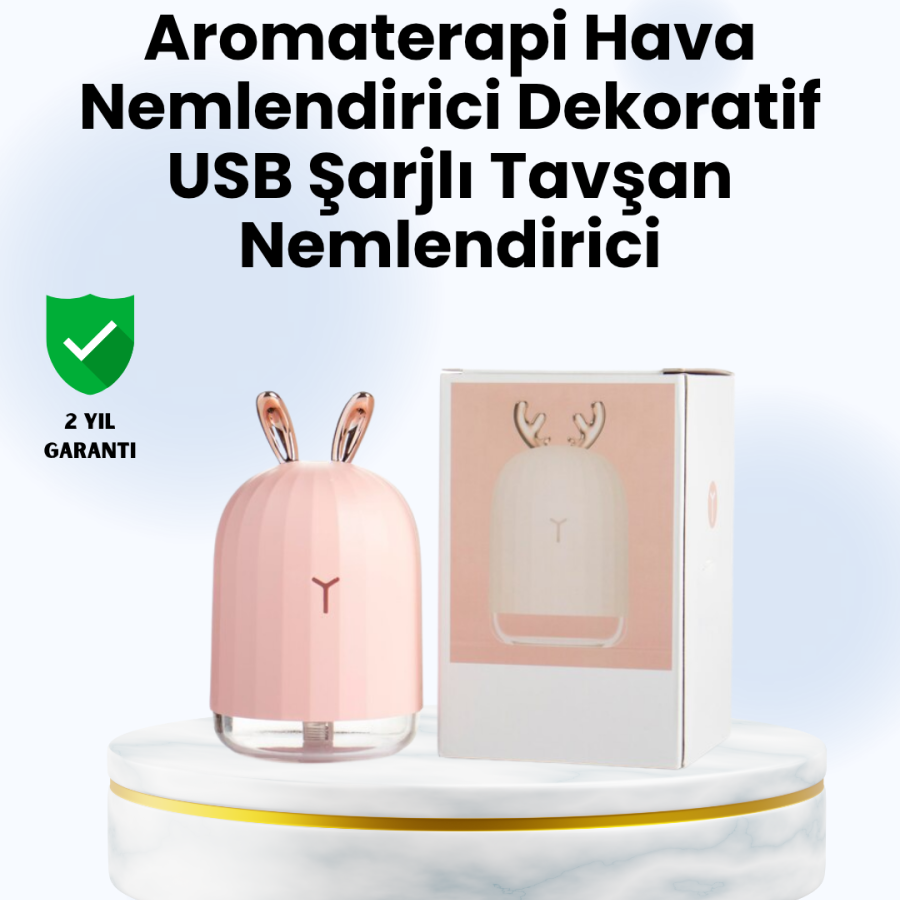White Color Ultrasonic Air Humidifier and Aromatherapy Diffuser